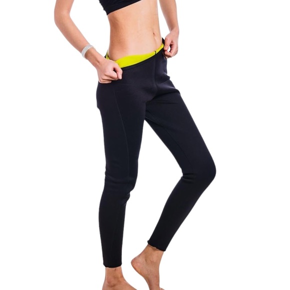 Ausum Slimming Neoprene Hot Sweat Thermo Pants Leggings Body Shapers Sauna Suit - Picture 2 of 9